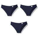 Julexy New 2021 Cotton Sexy Panties for Women Underpants Briefs Underwear Plus Size Pantys Lingerie 3PCS/Set 8 Solid Color