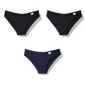 Julexy New 2021 Cotton Sexy Panties for Women Underpants Briefs Underwear Plus Size Pantys Lingerie 3PCS/Set 8 Solid Color