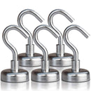 5Pcs Strong Magnetic Hooks Heavy Duty Magnet Holder Wall Hanging Hanger Magnetic Base Home Storage Organization