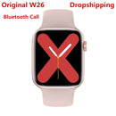 2021 Original IWO W26 Smart Watch Men/Women Heart Rate/Blood Pressure Monitor Clock Bluetooth Call Smartwatch For Android IOS