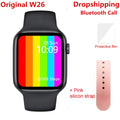 2021 Original IWO W26 Smart Watch Men/Women Heart Rate/Blood Pressure Monitor Clock Bluetooth Call Smartwatch For Android IOS