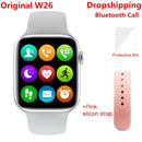 2021 Original IWO W26 Smart Watch Men/Women Heart Rate/Blood Pressure Monitor Clock Bluetooth Call Smartwatch For Android IOS