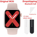 2021 Original IWO W26 Smart Watch Men/Women Heart Rate/Blood Pressure Monitor Clock Bluetooth Call Smartwatch For Android IOS