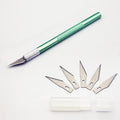 Metal Scalpel Knife Tools Kit Non-Slip Blades Engraving Knife Mobile Mobile Phone Film Paper Cut Handicraft Carving Tools #11