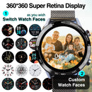 DIY watchfaces Smart Watch 360*360 HD IPS screen Smartwatch ECG IP68 Fitness Tracker expert sport Smart watch for men women
