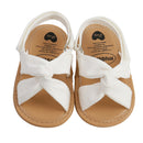 Breathable Summer Baby Girls Sandals, Toddlers Simple Style Solid Color Soft Sole Shoes Outdoor Indoor Prewalker