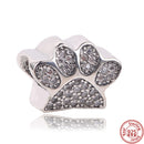 AIFEILI Silver Color Lucky Cat Lion Safety Chain Crown Owl Pendant Fit Pandora Charms Bracelet DIY Women Original Beads Jewelry