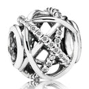 AIFEILI Silver Color Lucky Cat Lion Safety Chain Crown Owl Pendant Fit Pandora Charms Bracelet DIY Women Original Beads Jewelry