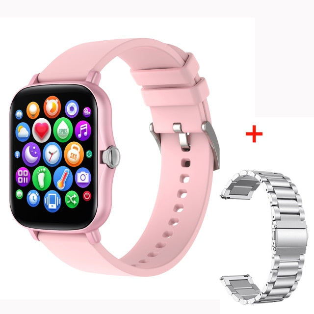 LEMFO Smart Watch Y20 2021 Men Women 1.69 inch Full Touch Screen Fitness Tracker IP67 Waterproof GTS 2 2e Smartwatch pk P8 Plus