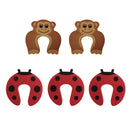 5Pcs/Lot Protection Baby Safety Cute Animal Security Door Stopper Baby Card Lock Newborn Care Child Finger Protector