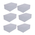 6Pcs Plastic Shoes Case Thickened Transparent Drawer Case Plastic Shoe Boxes Stackable Box Shoe Organizer Shoebox