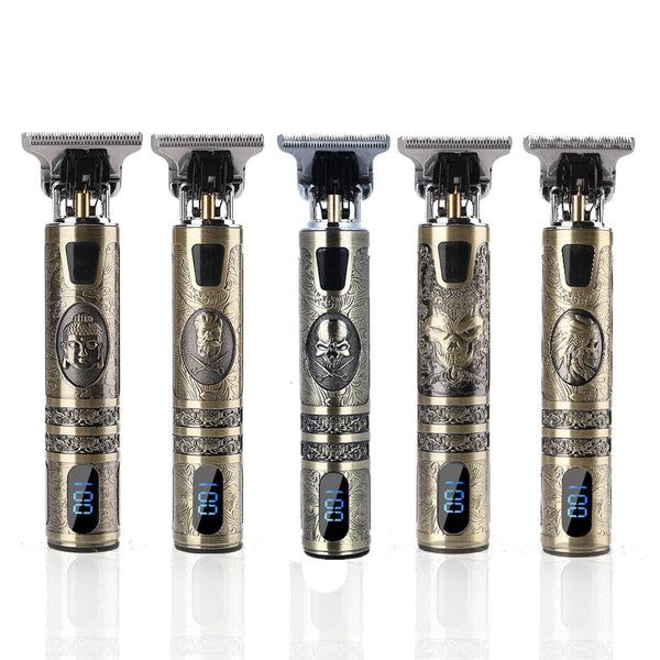 Rechargeable T9 Baldheaded Hair Clipper+Men's razor Trimmer Electric Shaver Men Razor Cordless Barber Hair Cutting Machine Mower