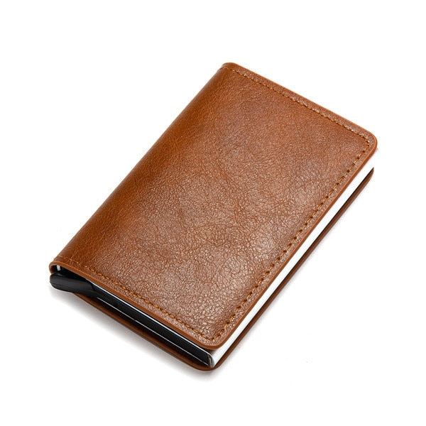 Aluminum Metal Credit Business Mini Card Wallet 2021 Dropshipping Man Women Smart Wallet Business Card Holder Rfid Wallet