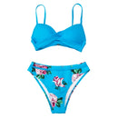 CUPSHE Push Up Floral Wrap Bikini Sets Women Sexy Thong Two Pieces Swimsuits 2021 New Girl Beach Bathing Suits Swimwear