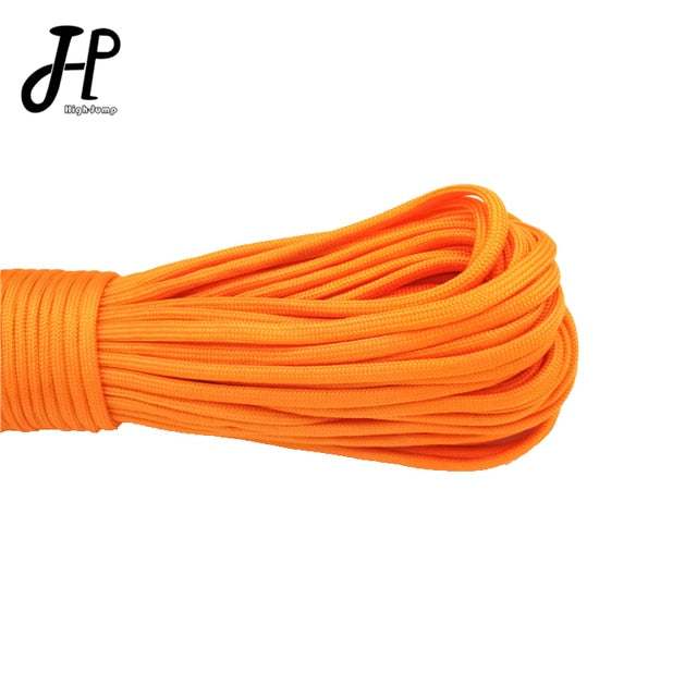 5 Meters Paracord for Survival Dia.4mm 7 Stand Cores Parachute Cord Lanyard Outdoor Tools Camping Rope Hiking Clothesline