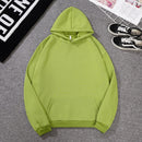 Solid Oversized Hoodies Women Clothing Polyester Blouses Bottoming Long Sleeve Tops Loose Pocket Sweatshirt Girl Casual Pullover