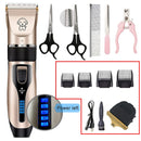 Electric Pet Clipper Dog Hair Clipper For Dogs Reachageable Trimmer Haircut Cat Hair Cutting Remover Machine  Grooming Kit
