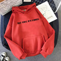2021 New Treat People with Kindness Fashion Hoodeds Women Vintage Casual Punk Letter Hip Hop Hooded S-3XL