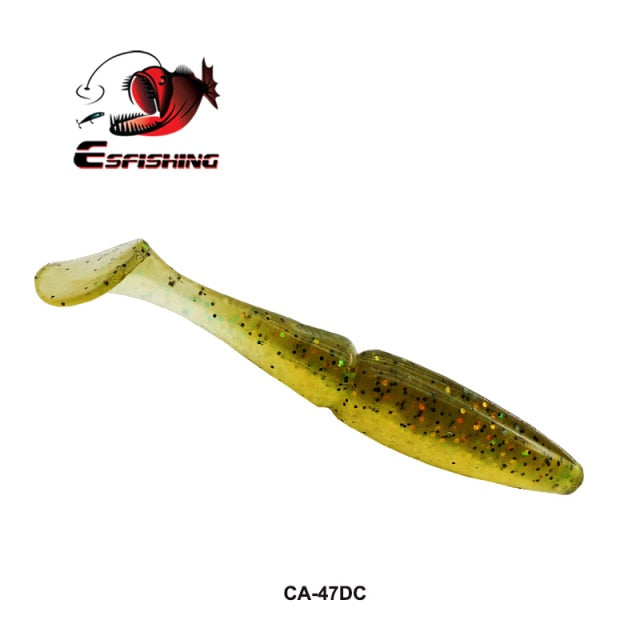 ESFISHING Quality Lures Easy Shiner Shad 100mm 125mm 155mm 200mm Pesca Fishing Soft Lures Silicone Bait Wobblers Leurre Souple