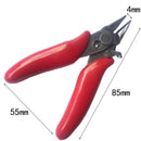 3.5 Inch Diagonal Pliers Small Soft Cutting Electronic Pliers Mini Wire Cutters Wire Insulated Rubber Handle Model Hand Tools