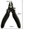 3.5 Inch Diagonal Pliers Small Soft Cutting Electronic Pliers Mini Wire Cutters Wire Insulated Rubber Handle Model Hand Tools