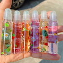 New Crystal Shimmer Lip Gloss Transparent Shiny Roller Ball Lip Glaze Moisturizing Liquid Lip Oil Make Up Tool Random TSLM1