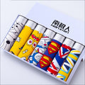 7PCS/Lot Men'S Underwear  Men'S Boxer Comfortable And Breathable Cartoon Sexy Underwear Men  Panties Solid Shorts Brand  Pouch
