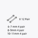 La Monada Sterling Silver Stud Earrings Women Two Ball Fine In 925 Silver Jewelry Woman Earrings Stud Silver 925 Keep Piercing