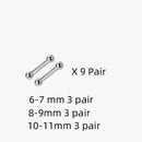 La Monada Sterling Silver Stud Earrings Women Two Ball Fine In 925 Silver Jewelry Woman Earrings Stud Silver 925 Keep Piercing