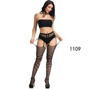 Hot Sale Erotic Stockings With Garter Belt For Women Fishnet Pantyhose Plus Size Thigh High Socks Sexy Lingerie