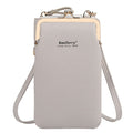 Baellerry Fashion Crossbody Bags Women Mini PU Leather Shoulder Messenger Bag For Girls Yellow Bolsas Ladies Phone Purse Zipper