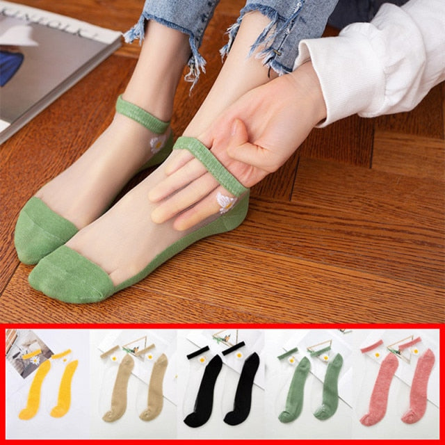 5 Pairs/lot Women Leopard Spring Sesame Street Cute Ankle Socks Cute Funny Lips Print Boat Short Sox Invisible Lady Girl Summer