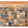 366 pcs of Van Gogh color multi-style kraft paper card Decorative diary Album DIY scrapbook butter material paper retro LOMO