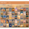 366 pcs of Van Gogh color multi-style kraft paper card Decorative diary Album DIY scrapbook butter material paper retro LOMO