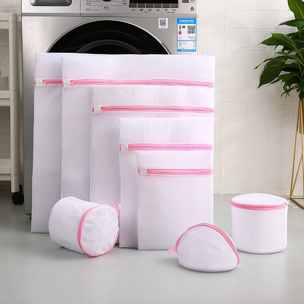 11 Size Mesh Laundry Bag Polyester Home Organizer Coarse Net Laundry Basket Laundry Bags for Washing Machines Mesh Bra Bag