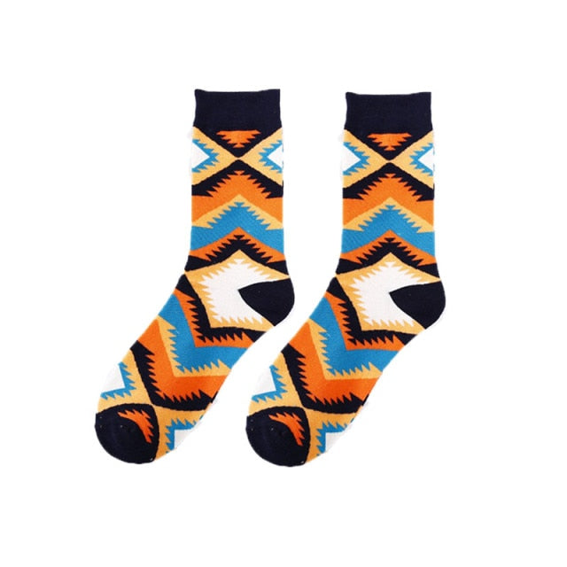 Funny Men Women Fashion Harajuku Fruit Socks Lovely Art With Avocado Sushi Food Animal Dog Happy Socks