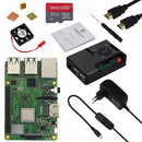 Original Raspberry Pi 3 Model B Plus with WiFi&Bluetooth+ABS Case+CPU Fan+3A Power with ON/OFF Switch+Heat Sink Raspberry Pi 3B+