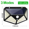 180 100 LED Solar Light Outdoor Solar Lamp with Motion Sensor Solar LED Light Waterproof Sunlight Powered for Garden Decoration