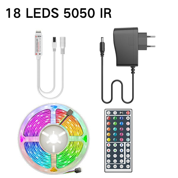 For Korea  LED Strip 15M Led Lights Strip Tape 5050 SMD 2835 5M 10M DC 12V Waterproof led strip