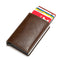 2021 Dropshipping Man Women Smart Wallet Business Card Holder Rfid Wallet Aluminum Metal Credit Business Mini Card Wallet