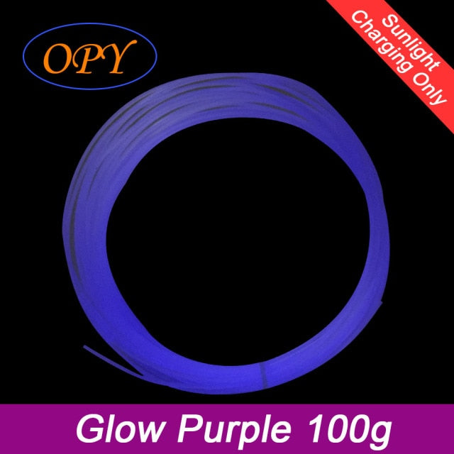 Pla Glow In The Dark Noctilucent 1Kg Filament 3D Plastic For 3D Printer From Russia Red Green Sky Blue Purple