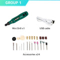 USB Cordless Rotary Tool Kit Woodworking Engraving Pen DIY For Jewelry Metal Glass Mini Wireless Drill With Dremel Accessories