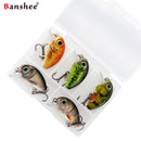 Banshee 28mm 2g Mini Crankbaits Fishing sinking Wobbler For Pike/Trolling Rattling Baits Set Perch Fishing Lure Artificial Hard