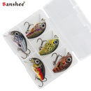 Banshee 28mm 2g Mini Crankbaits Fishing sinking Wobbler For Pike/Trolling Rattling Baits Set Perch Fishing Lure Artificial Hard