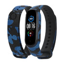 Strap For Xiaomi Mi Band 4 3 5 6 watch band Creative graffiti style Silicone bracelet replacement For XiaoMi band 4 5 Wristband