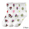 8 Pairs Disney Cartoon Socks Cute Mickey Minnie Daisy Donald Winnie Piglet Print White Funny Harajuku Fashion Kawaii Girl Sock