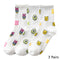 8 Pairs Disney Cartoon Socks Cute Mickey Minnie Daisy Donald Winnie Piglet Print White Funny Harajuku Fashion Kawaii Girl Sock