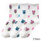 8 Pairs Disney Cartoon Socks Cute Mickey Minnie Daisy Donald Winnie Piglet Print White Funny Harajuku Fashion Kawaii Girl Sock