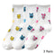 8 Pairs Disney Cartoon Socks Cute Mickey Minnie Daisy Donald Winnie Piglet Print White Funny Harajuku Fashion Kawaii Girl Sock