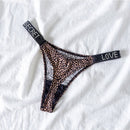 Letter LOVE Secret Rhinestone Panties Women G String Low Rise Underwear Sexy Seamless Fitness Gym Lingerie Thongs Brand Design